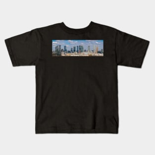 Skyscrapers in Warsaw city center Kids T-Shirt